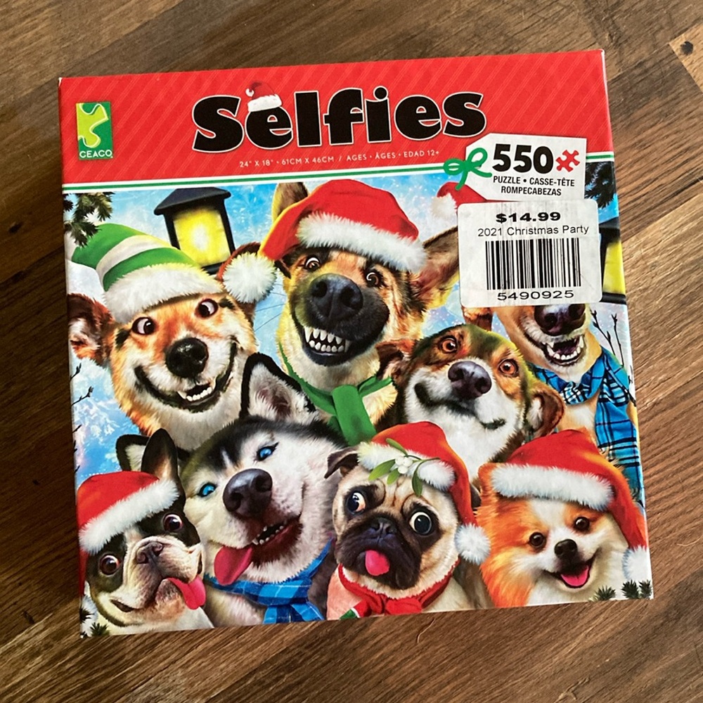 Selfies dog puzzle